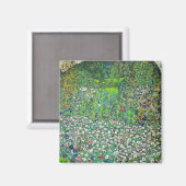 Gustav Klimt - Tuinlandschap en heuveltop Magneet (Voorkant / Achterkant)