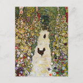 Gustav Klimt - Tuinpad met kippen Briefkaart (Voorkant)