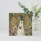 Gustav Klimt - Tuinpad met kippen Kaart (Staand voorkant)