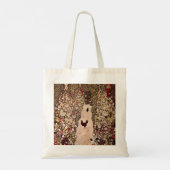 Gustav Klimt Tuinpad met  kippen Tote Bag (Achterkant)