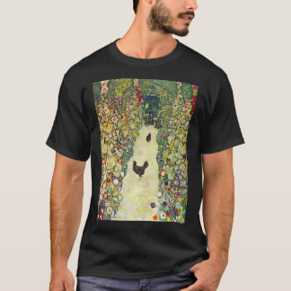 Gustav Klimt Tuinpad met T-shirt