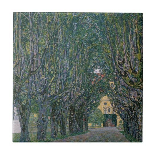 Gustav Klimt - Tuinschilderwerk Tegeltje (Voorkant)