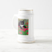 Gustav Klimt Tuxedo Cat Bierpul (Voorkant links)