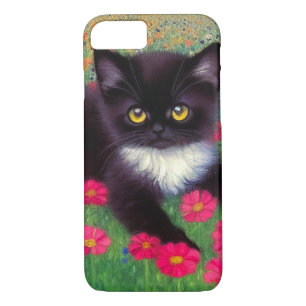 Gustav Klimt Tuxedo Cat iPhone 8/7 Hoesje