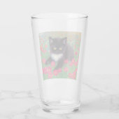 Gustav Klimt Tuxedo Cat Glas (Achterkant)