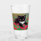 Gustav Klimt Tuxedo Cat Glas (Voorkant)
