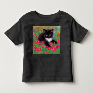 Gustav Klimt Tuxedo Cat Kinder Shirts