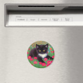 Gustav Klimt Tuxedo Cat Magneet (Insitu (Vaatwasser))