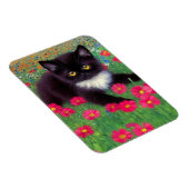 Gustav Klimt Tuxedo Cat Magneet (Rechterzijde)