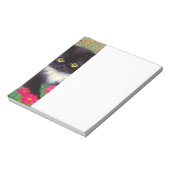 Gustav Klimt Tuxedo Cat Notitieblok (Linkerzijde)