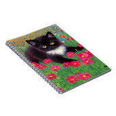 Gustav Klimt Tuxedo Cat Notitieboek (Rechterzijde)