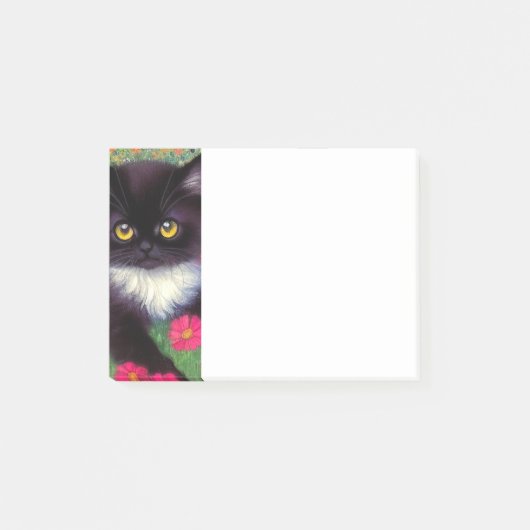 Gustav Klimt Tuxedo Cat Post-it® Notes (Voorkant)