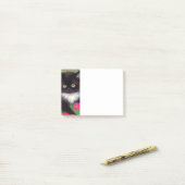 Gustav Klimt Tuxedo Cat Post-it® Notes (Op bureau)