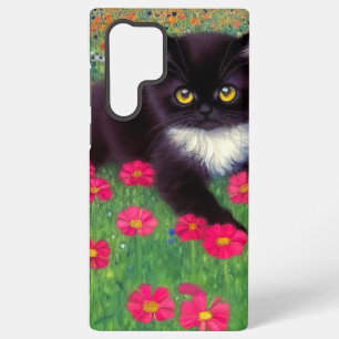 Gustav Klimt Tuxedo Kat Samsung Galaxy Hoesje