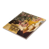Gustav Klimt - twee meisjes met Oleander Tegeltje (Zijkant)