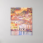 Gustav Klimt . Verschilderij van Malcesine en Gard Canvas Afdruk (Voorkant)