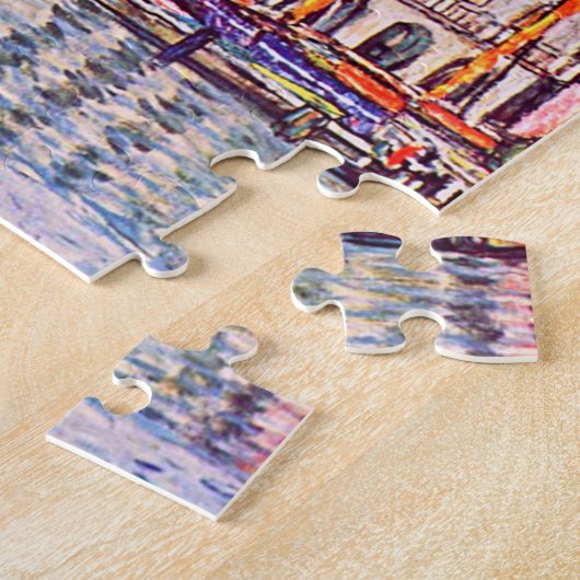 Gustav Klimt . Verschilderij van Malcesine en Gard Legpuzzel (Zijkant)