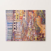 Gustav Klimt . Verschilderij van Malcesine en Gard Legpuzzel (Horizontaal)