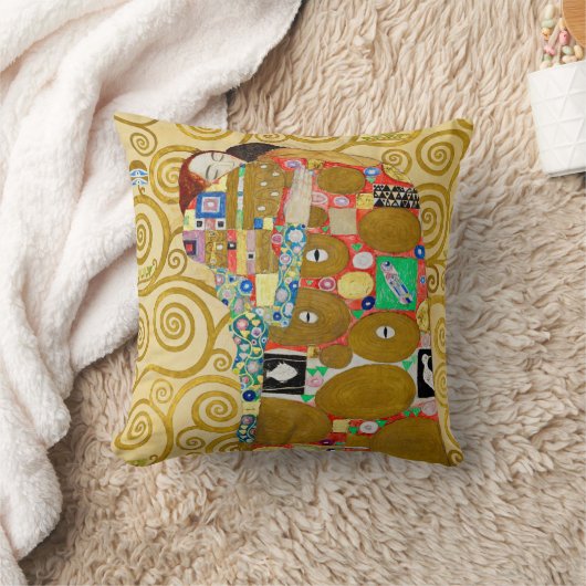 Gustav Klimt Vervulling Nieuw Kunst Koppel Kussen (Deken)