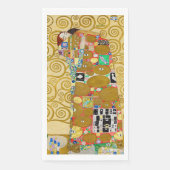 Gustav Klimt Vervulling Nieuw Kunst Koppel Servet (Voorkant)