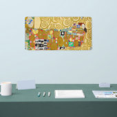 Gustav Klimt Vervulling Nieuw Kunst Koppel Spandoek (Beurs)