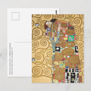 Gustav Klimt - Vervulling, Stoclet-fries Briefkaart