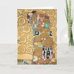 Gustav Klimt - Vervulling, Stoclet-fries Kaart
