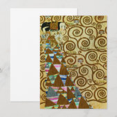 Gustav Klimt verwacht uitnodigingen tot het indien (Voorkant / Achterkant)