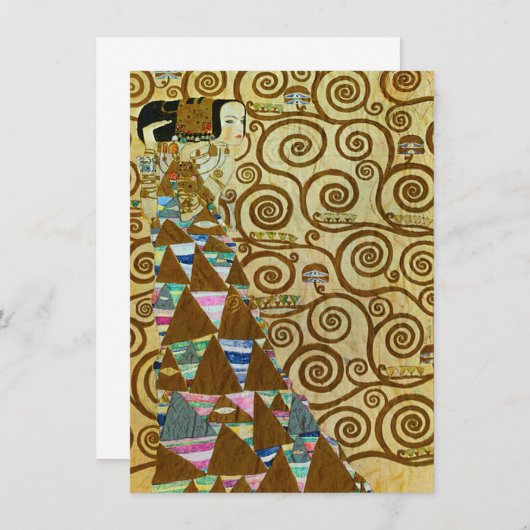 Gustav Klimt verwacht uitnodigingen tot het indien (Voorkant / Achterkant)