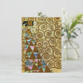 Gustav Klimt verwacht uitnodigingen tot het indien (Staand voorkant)