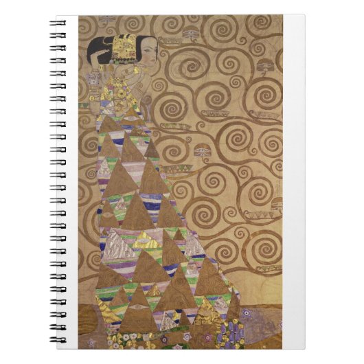 Gustav Klimt - Verwachting Notitieboek (Voorkant)