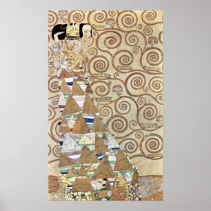 Gustav Klimt-verwachting Poster