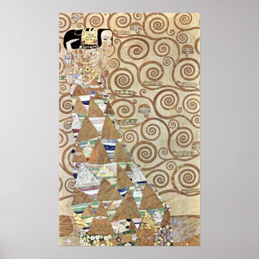 Gustav Klimt-verwachting Poster (Voorkant)