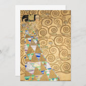 Gustav Klimt - Verwachting, Stoclet-fries Bedankkaart (Voorkant / Achterkant)