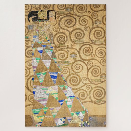 Gustav Klimt - Verwachting, Stoclet-fries Legpuzzel (Verticaal)