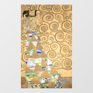 Gustav Klimt - Verwachting, Stoclet-fries Raamsticker