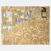 Gustav Klimt - Verwachting, Stoclet Frieze Fleece Deken (Voorkant (Horizontaal))