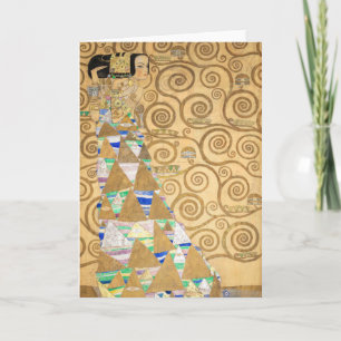 Gustav Klimt - Verwachting, Stoclet Frieze Kaart