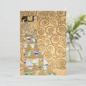 Gustav Klimt - Verwachting, Stoclet Frieze Kaart (Staand voorkant)
