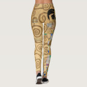 Gustav Klimt - Verwachting, Stoclet Frieze Leggings (Achterkant)