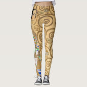 Gustav Klimt - Verwachting, Stoclet Frieze Leggings (Voorkant)