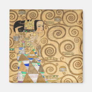 Gustav Klimt - Verwachting, Stoclet Frieze Magneet