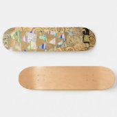 Gustav Klimt - Verwachting, Stoclet Frieze Persoonlijk Skateboard (Horizontaal)