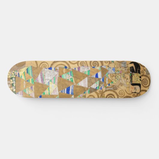 Gustav Klimt - Verwachting, Stoclet Frieze Persoonlijk Skateboard (Horizontaal)
