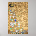 Gustav Klimt - Verwachting, Stoclet Frieze Poster<br><div class="desc">The Tree of Life,  Stoclet Frieze,  Verwachting - Gustav Klimt,  Cardboard,  1909</div>