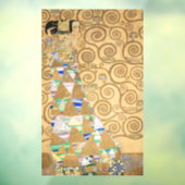 Gustav Klimt - Verwachting, Stoclet Frieze Raamsticker (Vel 3)