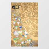 Gustav Klimt - Verwachting, Stoclet Frieze Raamsticker (Vel)