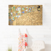 Gustav Klimt - Verwachting, Stoclet Frieze Spandoek (Insitu)