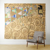 Gustav Klimt - Verwachting, Stoclet Frieze Wandkleed (In Situ (horizontaal))