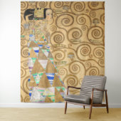 Gustav Klimt - Verwachting, Stoclet Frieze Wandkleed (In situ)